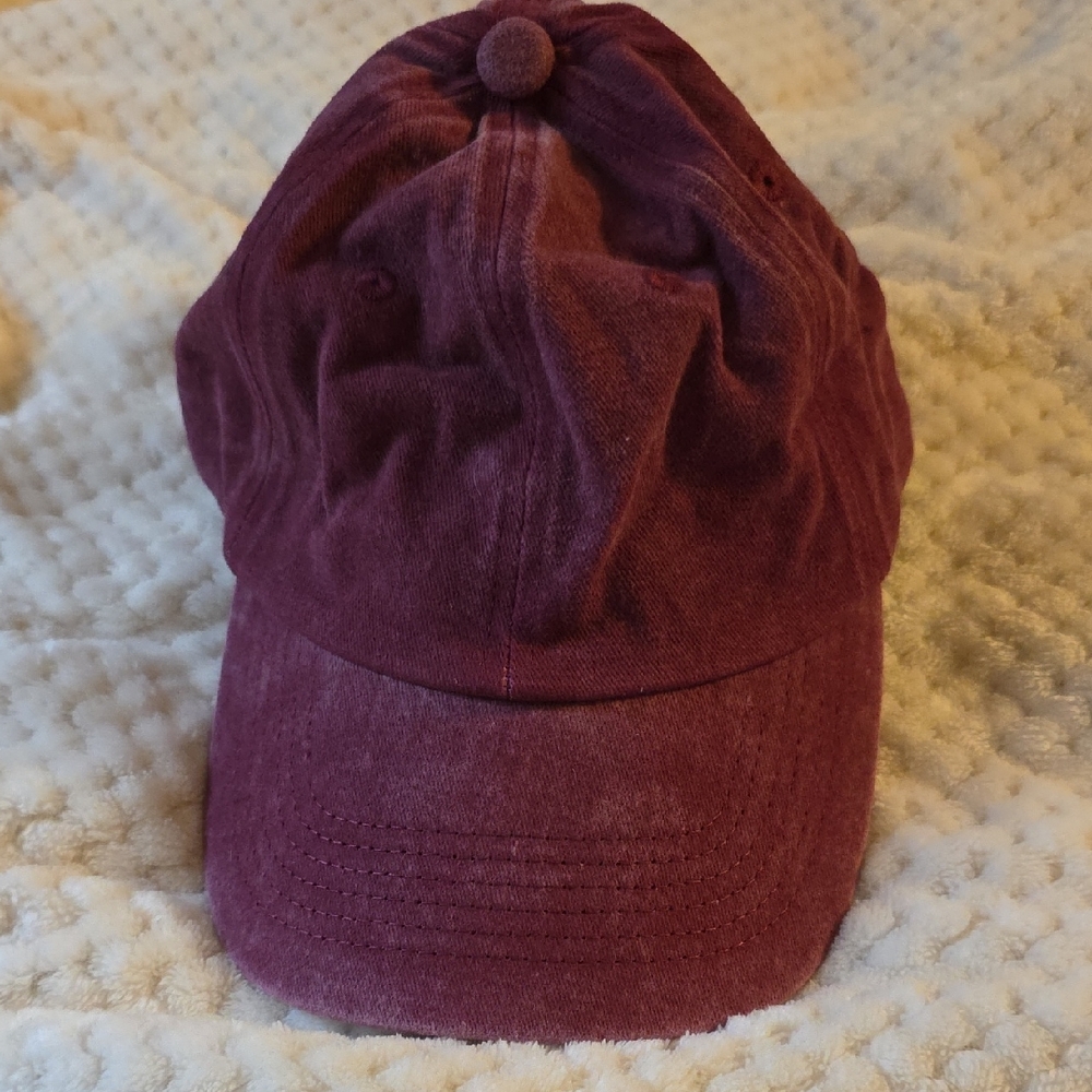 Burgundy Baseball Cap